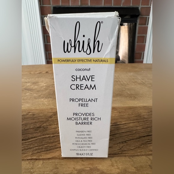 NEW UNOPENED Whish Nourishing Shave Coconut Cream ~ SEALED ~ Natural - Picture 7 of 12